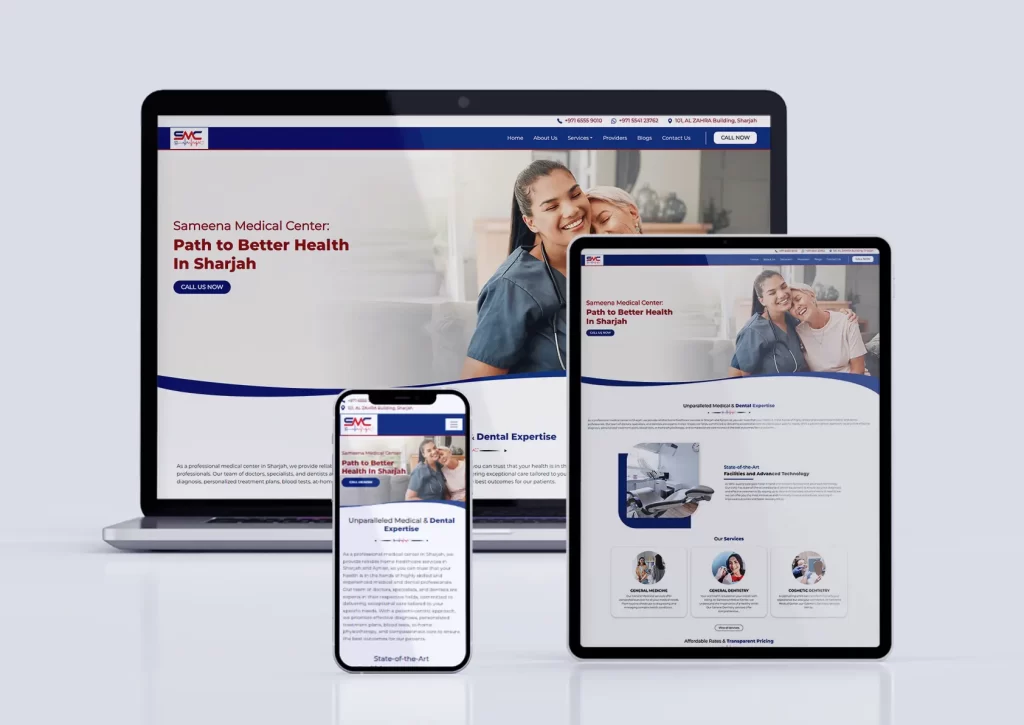 Sameena Medical Center portfolio web v1